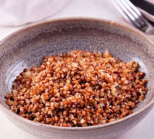 Гречка с жареным луком