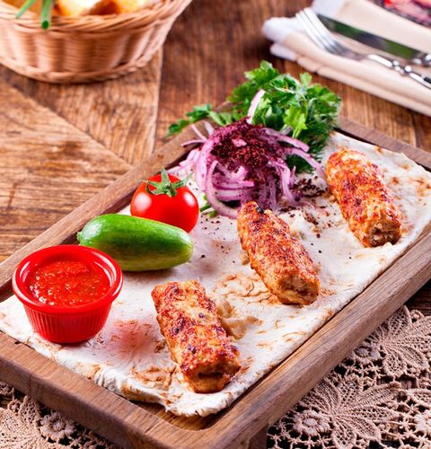 Люля-кебаб из курицы на мангале