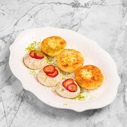 Сырники с кремом из вареной сгущенки