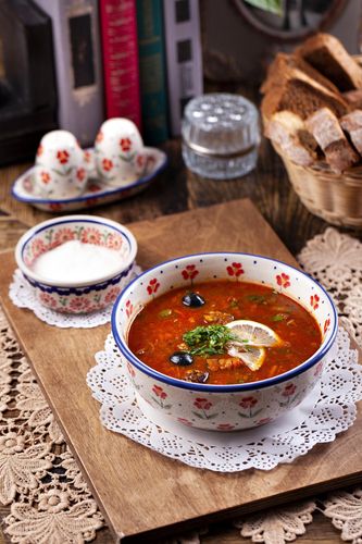 Сборная мясная солянка «После хорошего застолья»